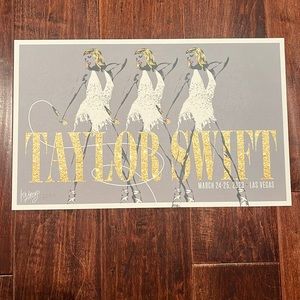 Taylor Swift Eras tour VIP limited edition poster from the Las Vegas shows!